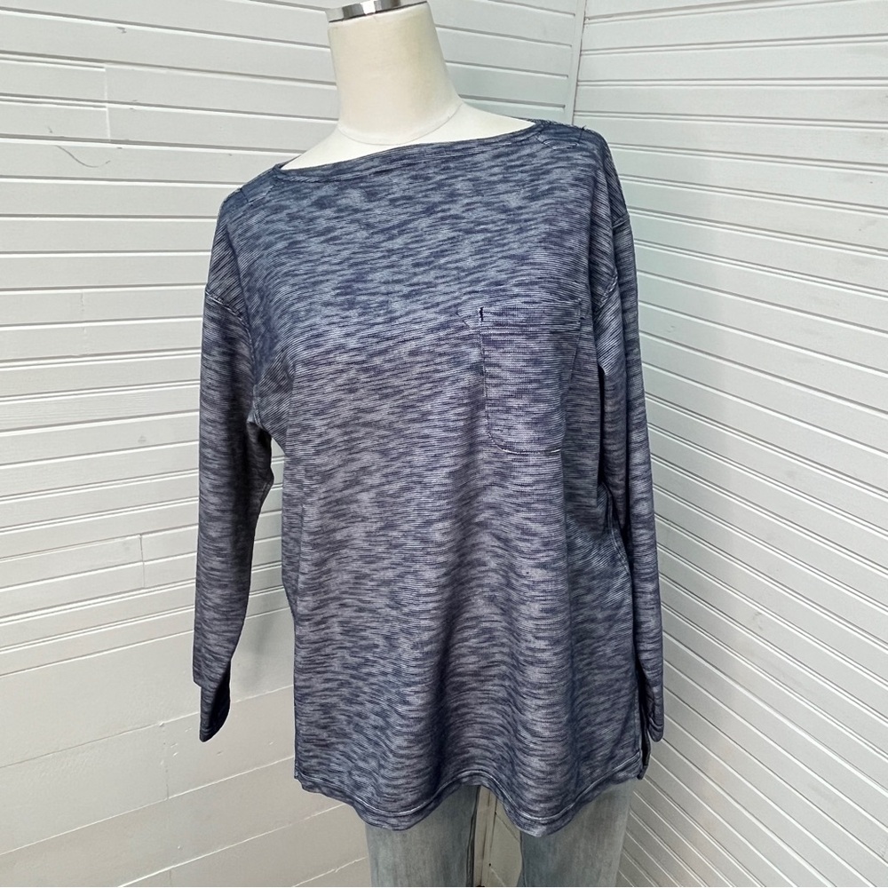 Engineered Garments New York Textured Wide Neck Top